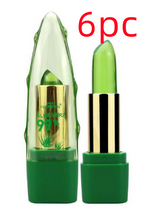 Aloe Vera Gel Color Changing Lipstick Gloss  Moisturizer Anti-drying Desalination Fine-grain Lip Blam Care